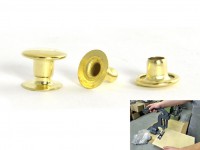 Rapid rivets brass plated