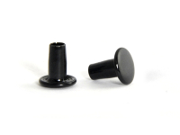 Tubular rivets black zinc plated