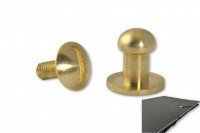 Sam browne studs brass product no.: PKS M 6/9/5