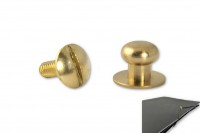 Sam browne studs brass product no.: PKS M 6,5/7/2,7