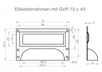 Shell handles 73 x 43 mm product no.: MG/ER 100 N – 73 43